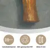 Hamer - Schilderij - Gereedschap Akoestische PET Vilt - Rond klein -closeup_NL