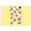 Vogels - Cirkel - Geel - Beweging Placemat vinyl groot -zzsfeer1_Kitchenyeah-website