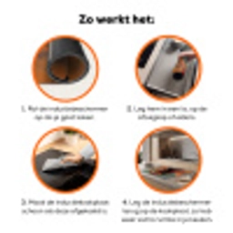 Vrouw - Kroon - Tomaat - Bascilicum - Zonnebril Inductie beschermer vinyl 3mm klein -zzzzzzz-td-werking