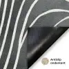 Lijnen - Patroon - Abstract - Wit Deurmat klein -antislip_NL
