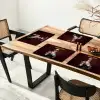 Koffie - Vrouw - Middelvinger Placemat vinyl groot -zzsfeer4_Kitchenyeah-website