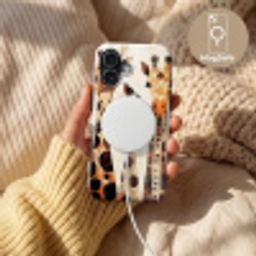 Giraffen - Cartoon - Crème Toughcase MagSafe Apple iPhone 17 klein -USP_MagsafeV