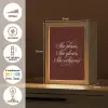 She plans she glows she achieves - Rood - Cursief Light Box met kabel (Tafellamp) klein -USP_NL