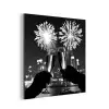 Vuurwerk - Proosten - Skyline - Champagne aluminium wit klein -3d