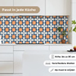 Traditioneel - Tegel - Oranje keuken achterwand 2 middel 871 -sfeer4_DE