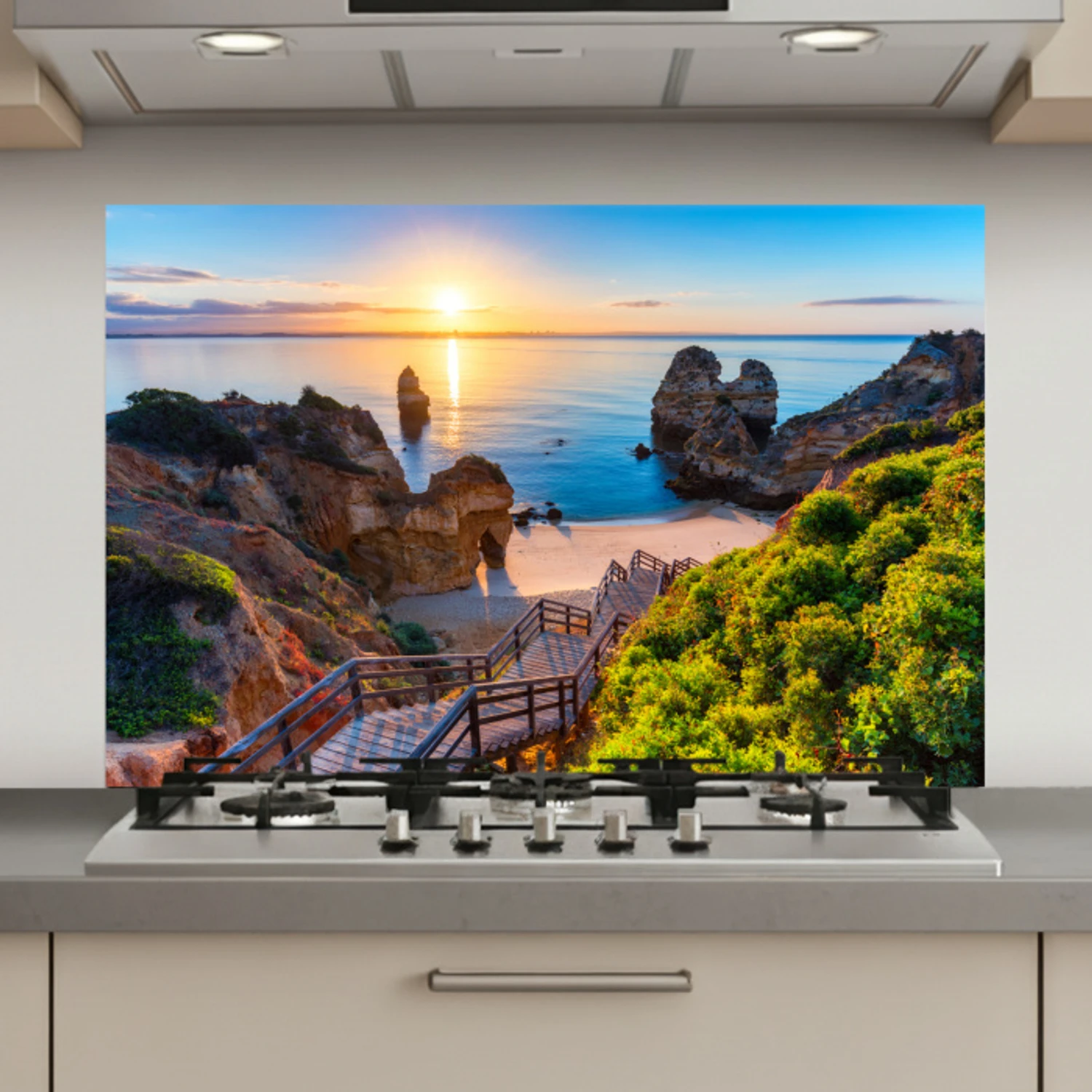 Strand - Zee - Portugal keuken achterwand spatscherm klein -3d_website