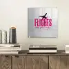Catch flights not feelings - Vliegtuig - Roze plexiglas 5mm klein -sfeer1