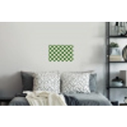 Schaakbord - Patroon - Groen Muursticker klein 286 -slaapkamer