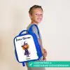 Sterrenmagie met krullen Kinderrugzak - Blauw middel -sfeer3_NL