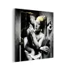 Marmerlook - Meisje met de parel - Sigaretten - Toilet - Goud - Kunst - Oude meesters aluminium wit klein -3d
