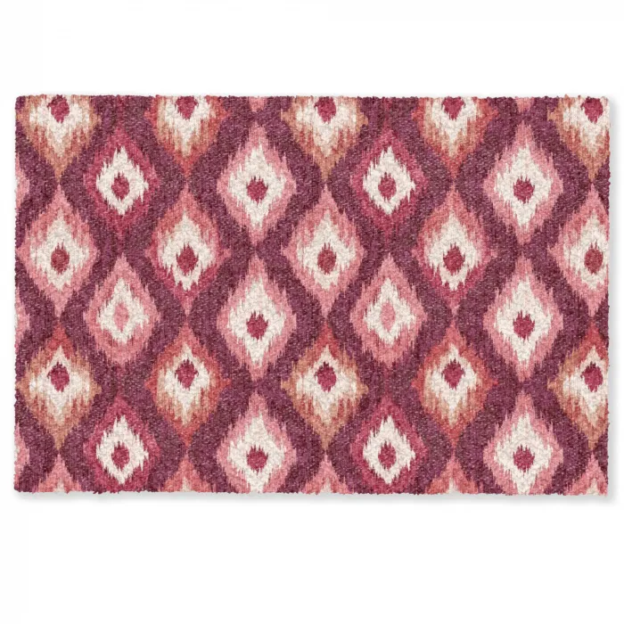 Diamantvormen - Roze - Patroon - Textuur Deurmat klein 898 -zkaufland3d
