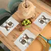 Kat - Hond - Kokskleding Placemat vinyl groot -zzsfeer5_Kitchenyeah-website