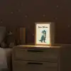 Stekels - Dino - Blauw - Gespierd Light Box met kabel (Kinderlampje) klein -sfeer1_kind