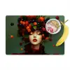 Vrouw - Aardbeien - Frambozen - Bramen - Bessen Placemat vinyl groot -zzzproduct_Kitchenyeah-website