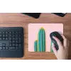 Cactussen - Modern - Pastel muismat rubber klein -toetsenbord