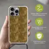 Organisch - Lijnen - Goud Hoesje iPhone 16 Pro Max met koord klein 804 -sfeer2_NL