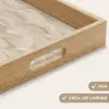 Bogen - Patroon - Beige Dienblad Rechthoek middel 911 -USP_HandgreepES