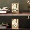Wijn - Druiven - Kaas - Bladeren Light Box met kabel (Tafellamp) klein -sfeer3