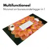Dahlia - Bloem - Oranje Muismat XXL klein -sfeer4