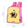Escar-Go - Geel Kinderrugzak - Roze middel -productfoto_formaten