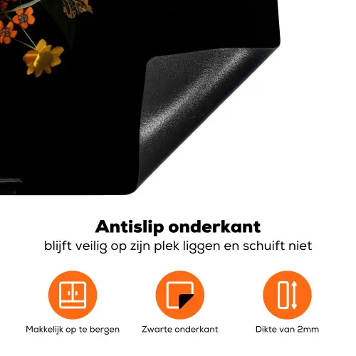 Lente - Bloemen - Klassiek - Vaas Inductie beschermer vinyl 3mm klein -zzzzzzz-td-onderkant