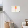Schepijs - Hoorntje - Illustratie - Minimalistisch tuinposter los doek klein -sfeer8