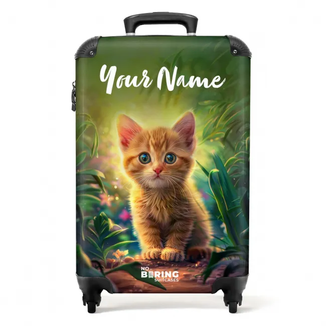 Suitcase with name - Kees kitten