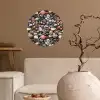 Natuur - Kleuren - Stenen Wandcirkel behangsticker klein 186 -sfeer1