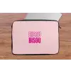 Bisou - Roze - Minimalistisch laptophoes neopreen klein -tafel