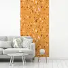 Terrazzo -  Patroon - Okergeel fotobehang vinyl groot 64 -woonkamer
