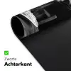 Geit - Bord - Spaghetti - Zwart Wit Muismat XXL klein -sfeer2