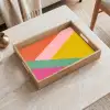 Driehoeken - Kleurrijk - Abstract Dienblad Rechthoek middel -sfeer1