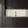 Abstract - Modern - Beige keuken achterwand 2 middel 871 -sfeer1