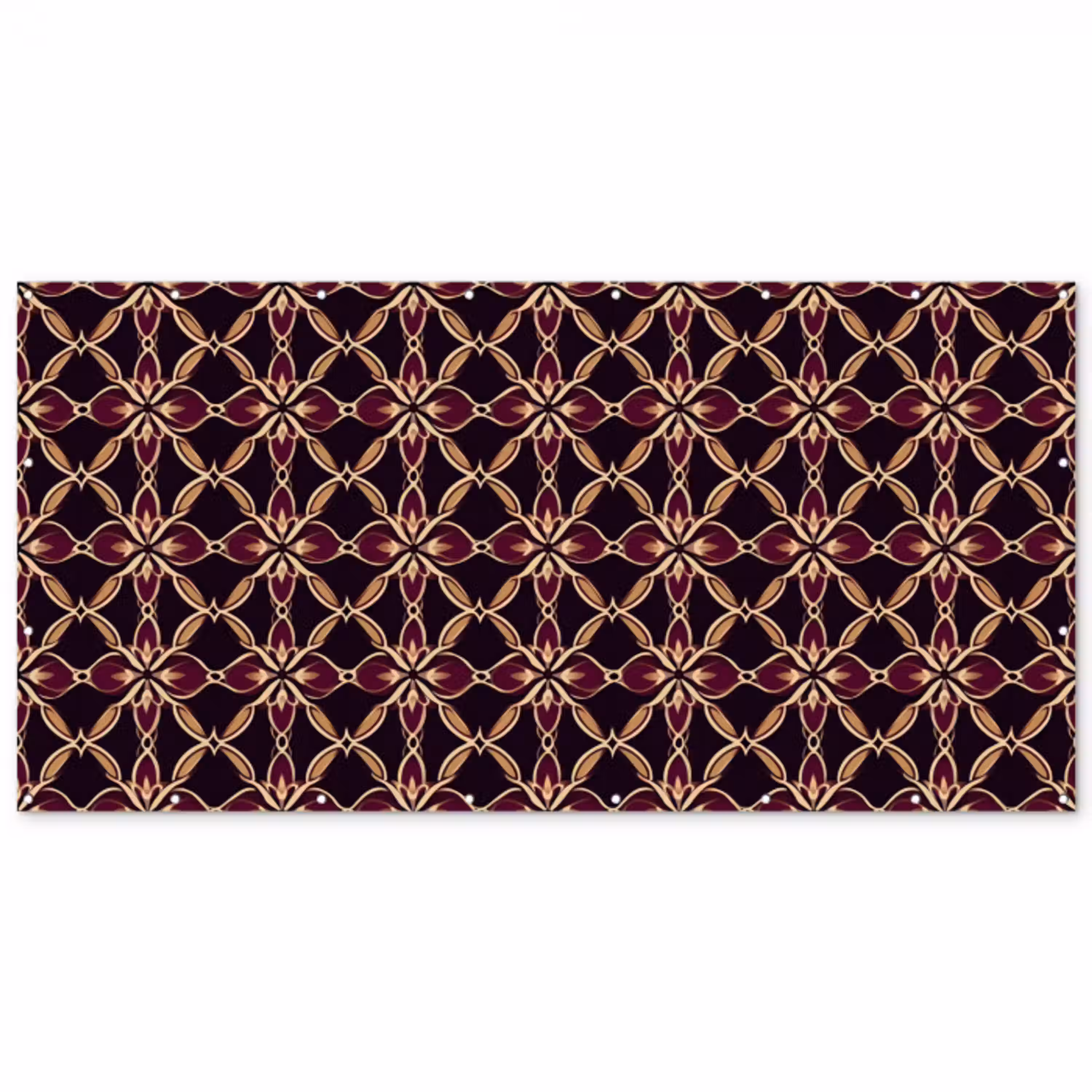 Symmetrisch - Tegel - Burgundy Balkonbeschermer Duitsland klein 596 -zz_3d