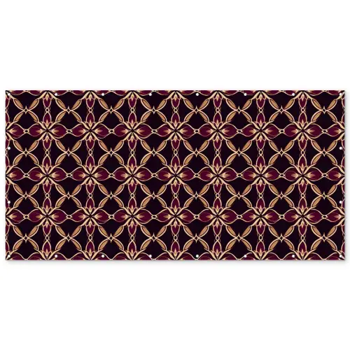 Symmetrisch - Tegel - Burgundy Balkonbeschermer Duitsland klein 596 -zz_3d