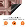 Geometrisch - Patroon - Rood Inductie beschermer vinyl 3mm klein 276 -zzzzzzz-td-onderkant