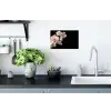 Orchidee - Bloemen - Roze - Stilleven - Flora Muursticker klein -keuken