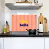 Verticaal - Strepen - Oranje - Ciao bella Inductie beschemer met haakjes klein -sfeer2