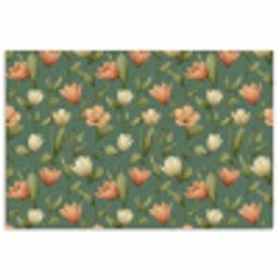 Tulpen - Botanisch - Groen poster papier klein 62 -3d