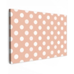 Klassiek - Polka - Perzik canvas 2cm klein 34 -z3d