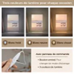 Zee - Vogels - Strand Light Box met kabel (Kinderlampje) klein -USP_lichtkleurFR