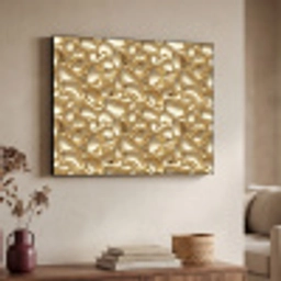 Abstract - Modern - Goud Textielframe zwart klein 947 -sfeer3