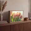 Tulpen - Roze - Zonnestralen Light Box met batterij (Wandlamp) middel -sfeer2