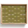 Libellen - Patroon - Groen Dienblad Rechthoek middel 911 -z3d_shopping