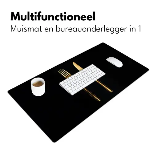 Bestek - Goud - Mes - Vork Muismat XXL klein -sfeer4