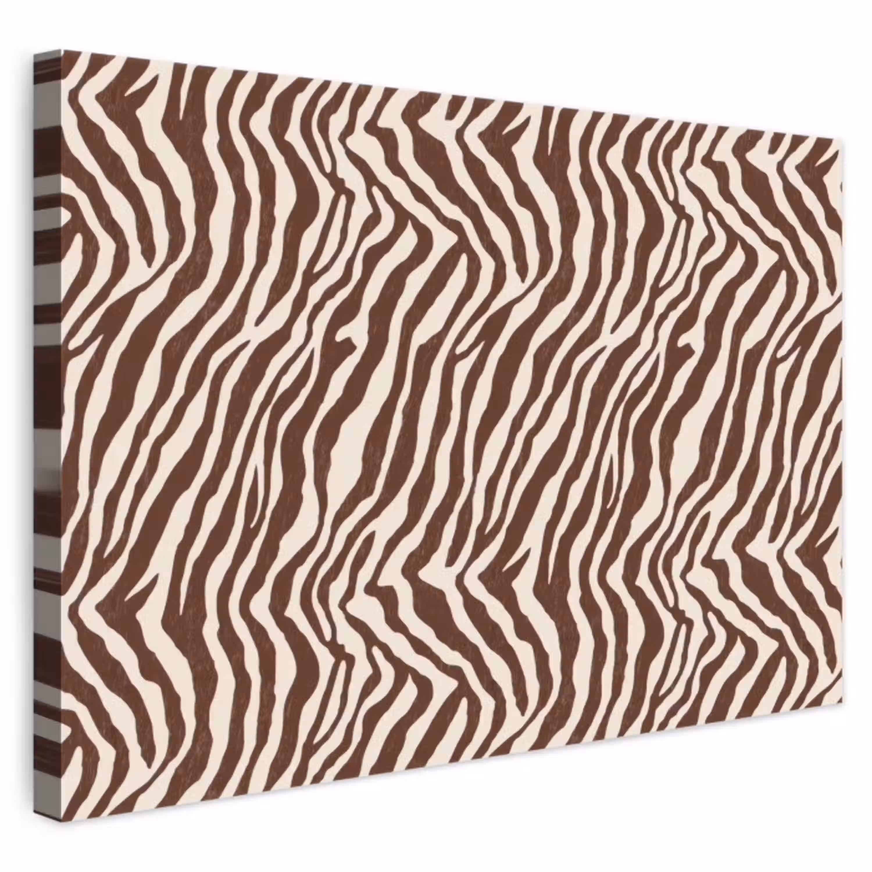 Zebra - Patroon - Zwart - Wit canvas 2cm klein 34 -3d