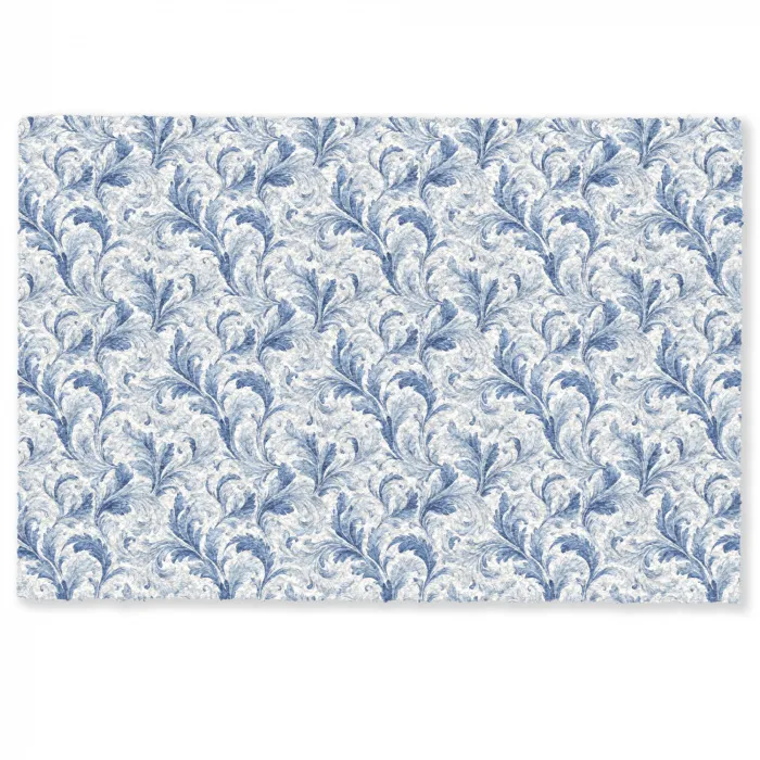 Frans - Citroen - Royaal - Bladeren - Blauw Deurmat klein 898 -zkaufland3d