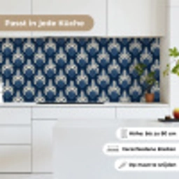 Modern - Patroon - Blauw keuken achterwand 2 middel 871 -sfeer4_DE