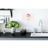 Kerstman - Kerst - Quote - Beige Muursticker klein -keuken