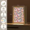 Cassette - Patroon - Roze Light Box met kabel (Tafellamp) klein 925 -USP_NL